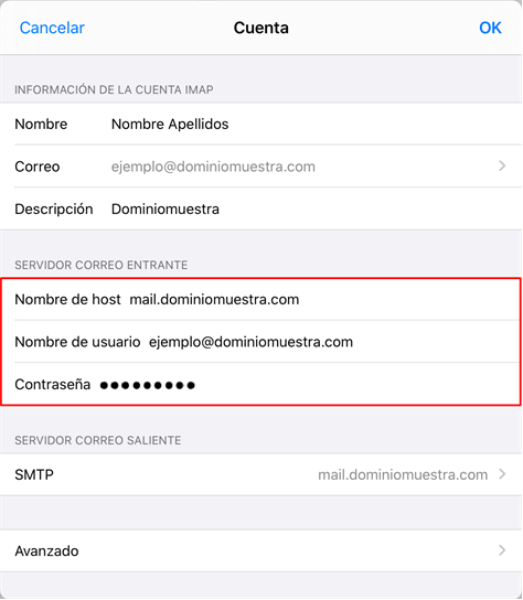 Editar la Configuración de tu cuenta en iOS - Conocimiento 